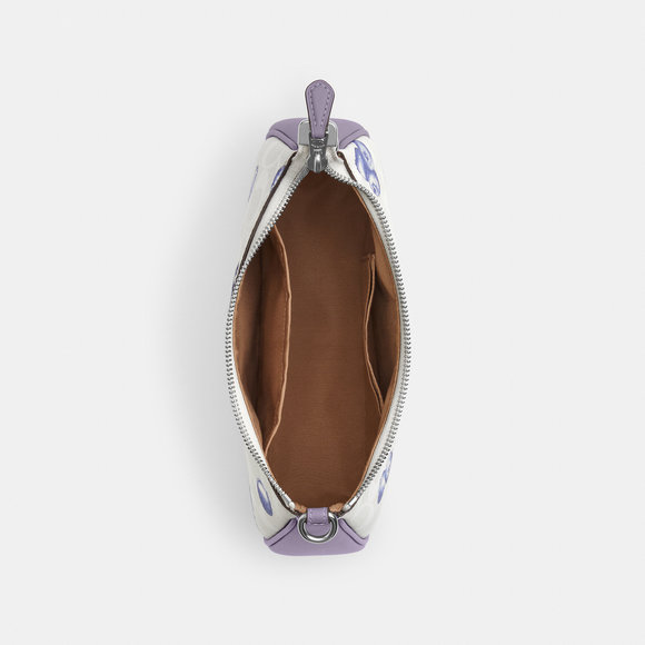 NWT Coach Outlet Teri Shoulder Bag In Signature Canvas With Blueberry Print - Picture 3 of 7